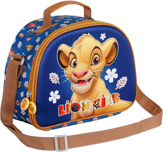 Karactermania Lion King Little Face 3D Kids' Lunch Bag Shoulderbag Multicolour 4litres 25.5x10x20cm
