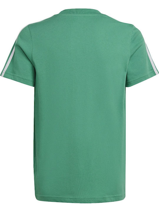Kinder-T-Shirt Grün Essentials 3-Stripes