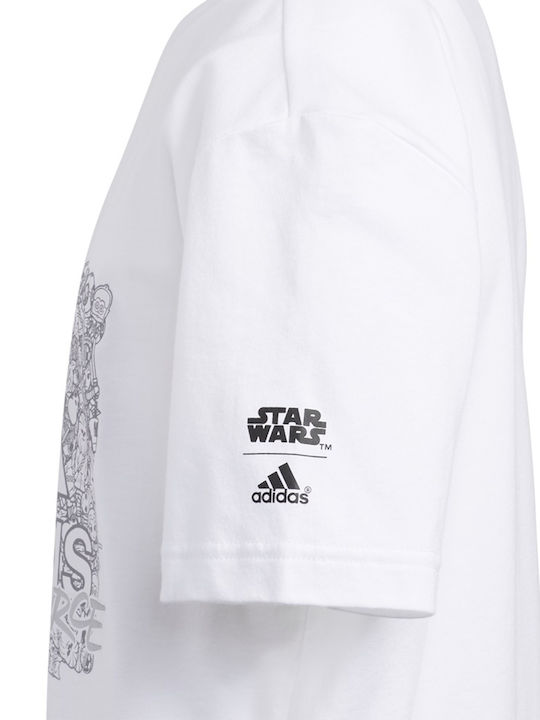 Kinder-T-Shirt Weiß Star Wars