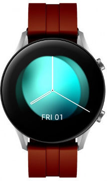 Oromed Fit8 Pro 46mm Αδιάβροχο Smartwatch με Παλμογράφο (Καφέ)