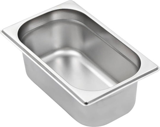 vidaXL Σκεύος Gastronorm Ανοξείδωτο GN1/4 με Βάθος 100mm 8τμχ
