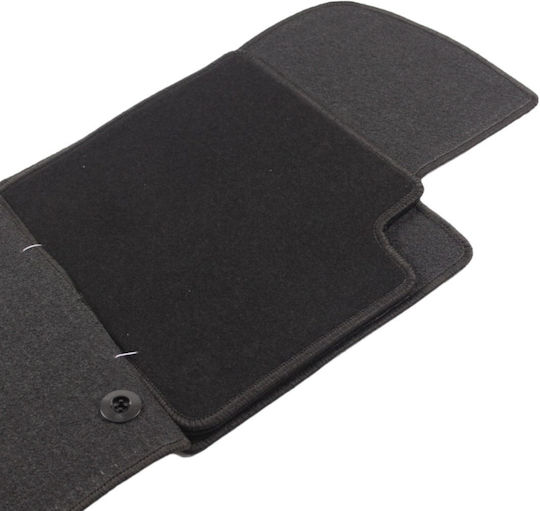 Petex Set of Front and Rear Mats 4pcs for Fiat 500 2013+ Black