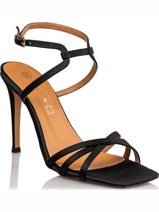 Envie Shoes Saline Πέδιλα Μαύρα
