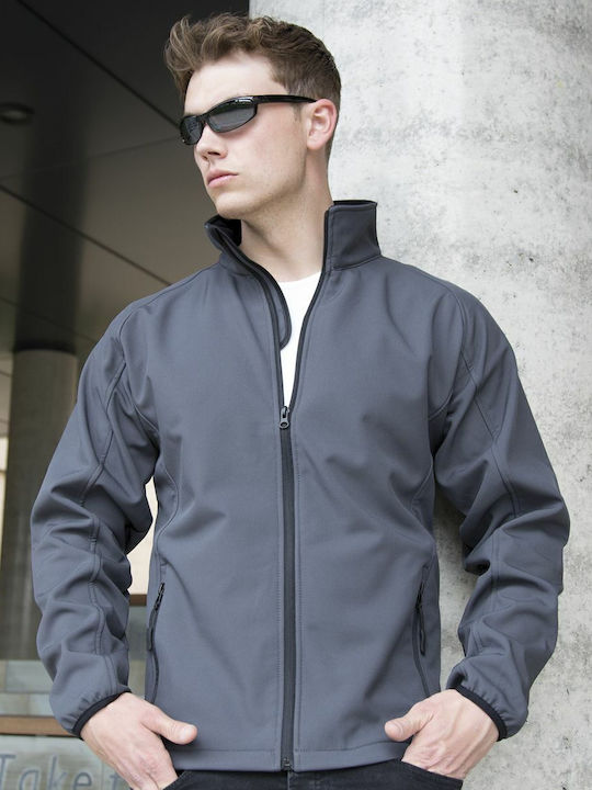 Result Herren Winter Jacke Softshell Wasserdicht und winddicht Gray