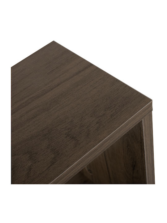 Rectangular Side Table Ameer Wooden Olive Grey L50xW17xH56cm