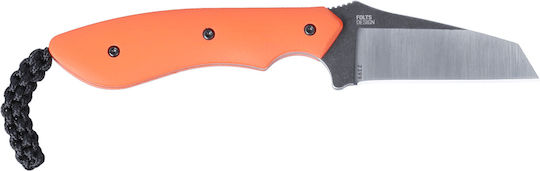 Columbia River Knives S.P.I.T. Pocket Knife Orange with Blade made of Stainless Steel in Sheath