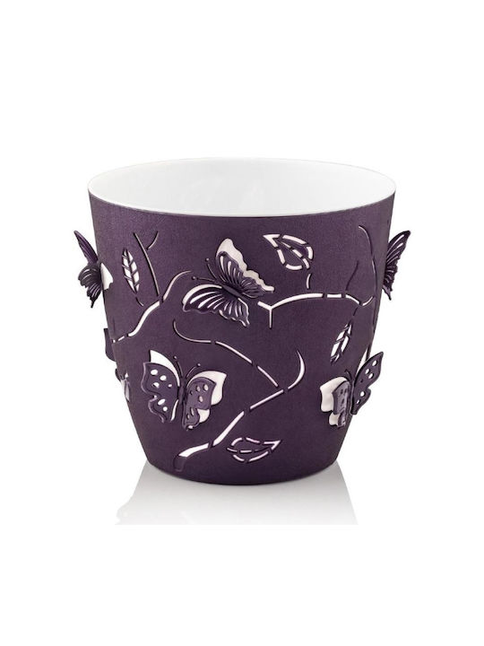 Viosarp Ghiveci De Flori Din Plastic Mov 22x22x20cm