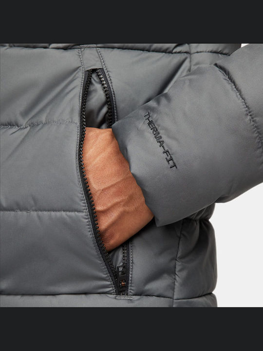 Winter Jacket Puffer Waterproof Gray