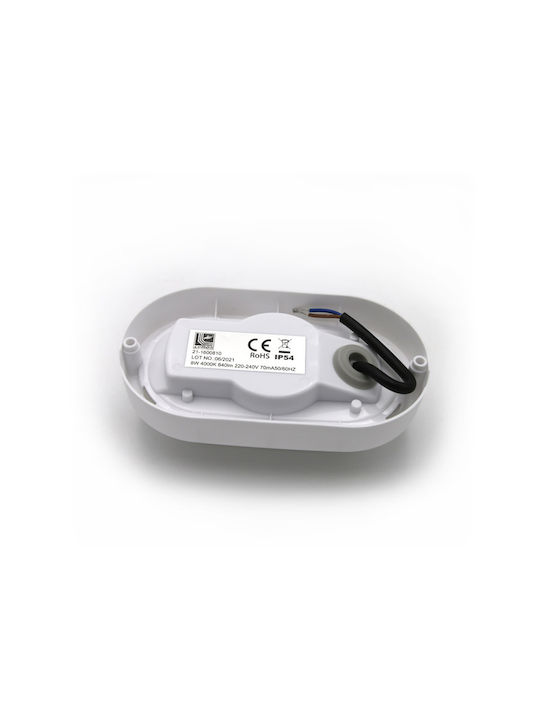 Adeleq Plafonieră de Exterior cu LED Integrat în Culoare Alb 21-1600810