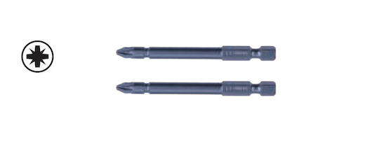 Benman V5 Steel Torsion Set 2 Screwdriver Bits Star/Torx