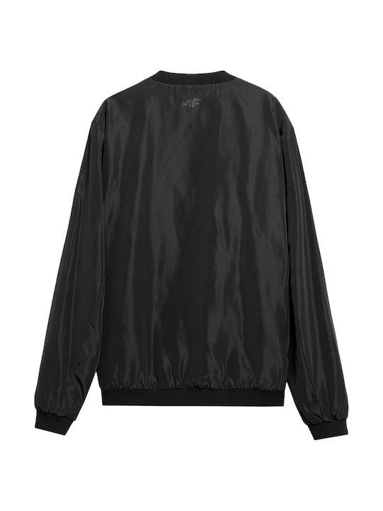 4F Men's Winter Bomber Jacket Black