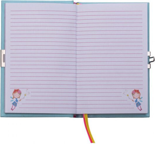 Floss & Rock Rainbow Fairy Notebook with Padlock