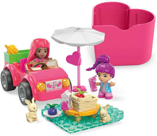 Mega Bloks Cuburi De Construit Color Reveal Convertible Road Trip Pentru 4+ Ani 66 Bucăți