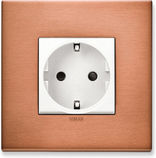 Vimar Eikon Exe Switch Frame 1 Position in Copper Color 22642.86