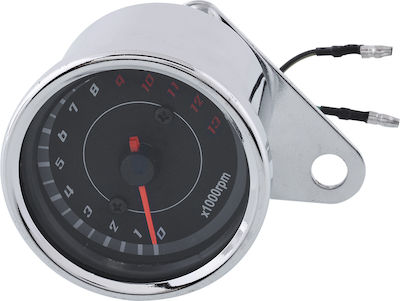 Analogue Motorcycle Speedometers Στροφόμετρο Ασημί