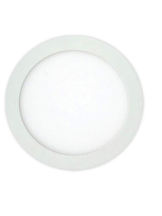 Eurolamp Round Recessed LED Panel 12W with Warm White Light 17x17cm