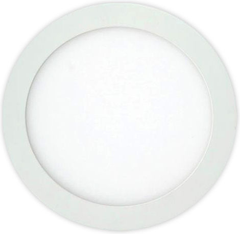 Eurolamp Round Recessed LED Panel 12W 17cm