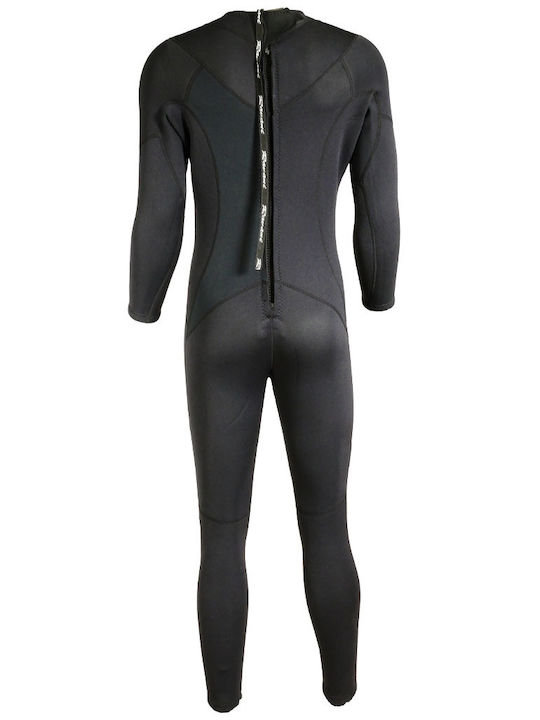 XDive Ravani Jumpsuit Wetsuit Double Lined with Zip Black 3mm