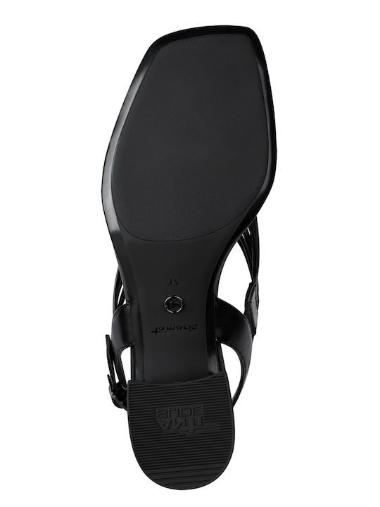 Leder Sandalen Schwarz