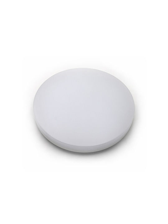 Adeleq Round Outdoor LED Panel 24W with Natural White Light Diameter 33cm