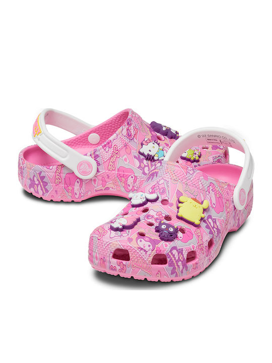 Classic Hello Kitty Clog T Παιδικά Ανατομικά Σαμπό Θαλάσσης Ροζ