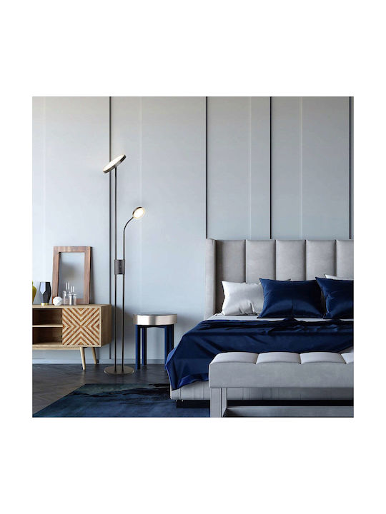 Rabalux Ophus LED Floor Lamp H180xW25.5cm. with Natural White Light 2750lm Black