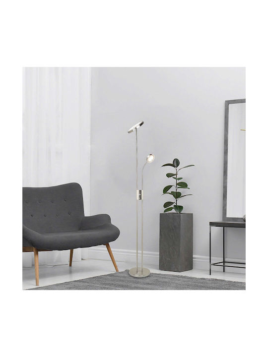 Rabalux Ophus LED Φωτιστικό Δαπέδου Υ180xΜ25.5εκ. με Φυσικό Λευκό Φως 2750lm Ασημί