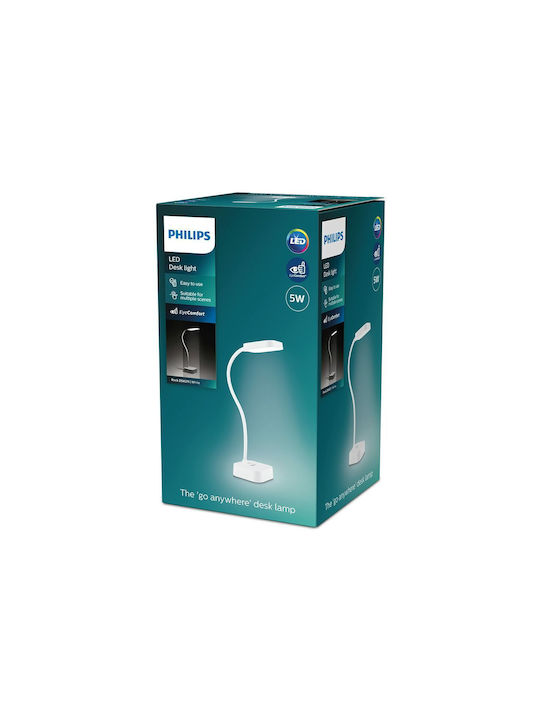 Philips Rock Επαναφορτιζόμενο LED Φωτιστικό με Εύκαμπτο Βραχίονα Philips Rock Επαναφορτιζόμενο LED Φωτιστικό με Εύκαμπτο Βραχίονα