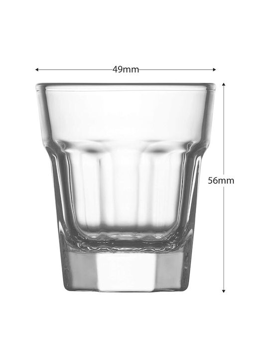 Gurallar Aras Shot Glass made of Glass 45ml