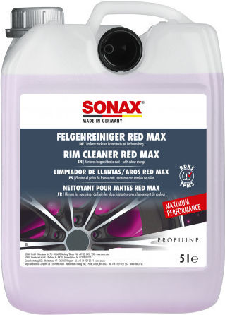 Sonax Rim Cleaner Red Max Υγρό Καθαρισμού για Ζάντες Αυτοκινήτου 5L