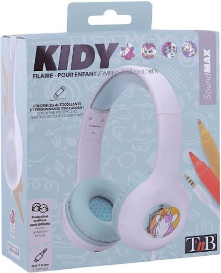 T'nB TBCBKID3 Bluetooth Wireless On Ear Headphones with 11 hours of Operation White