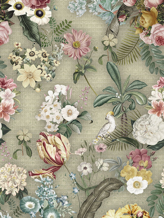 Wallpaper Floral Utopia Green L200xW280cm