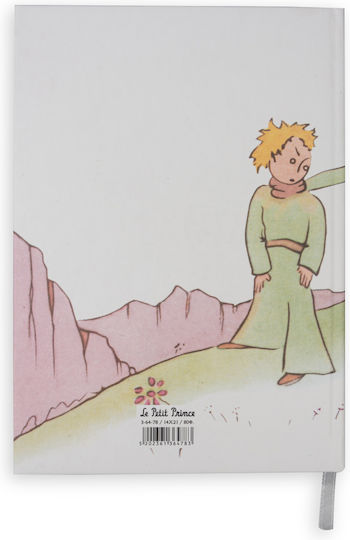 Uni Pap Le Petit Prince Σημειωματάριο A6 80 Φύλλων Ριγέ Λευκό