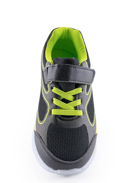 Παιδικά Sneakers με Σκρατς Μαύρα