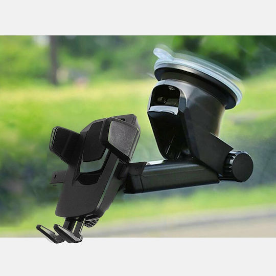 Hurtel Βάση Κινητού Αυτοκινήτου Telescopic Car Mount Phone με Ρυθμιζόμενα Άγκιστρα