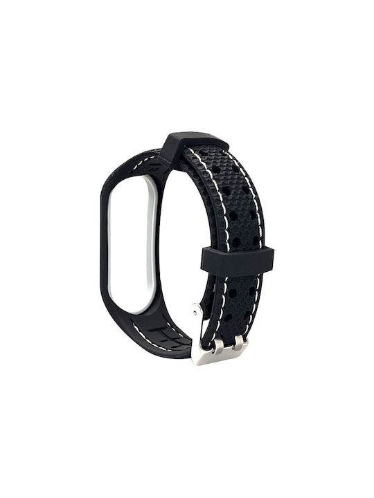 Lifestyle Curea Silicon Negru / Gri (Mi Smart Band 5/Mi Smart Band 6)