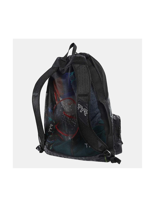 Tyr Elite Team Mesh Ανδρική Τσάντα Πλάτης Γυμναστηρίου Μαύρη