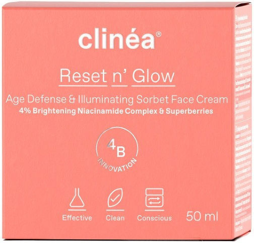 Clinea Reset n' Glow Sorbet Cream Face Day 50ml