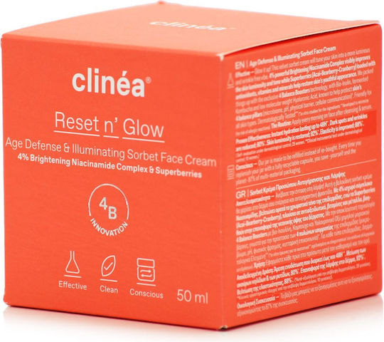 Clinea Reset n' Glow Sorbet Cream Face Day 50ml