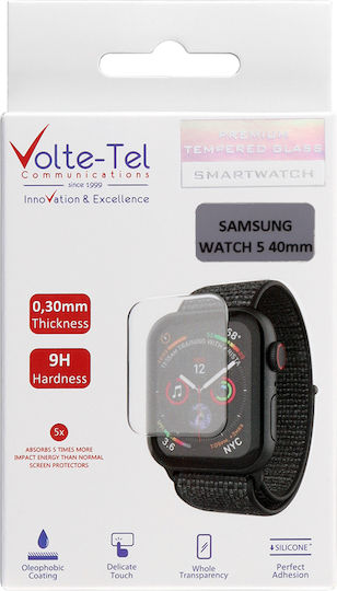 Volte-Tel Full Face Tempered Glass for the Galaxy Watch 5 40mm 1pcs 8325670 Green