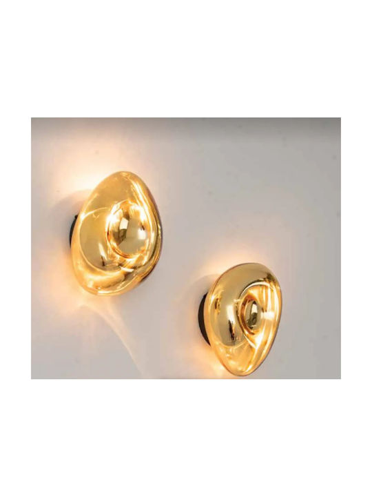 Zambelis Lights Φωτιστικό Τοίχου Χρυσό 20x20x12.5εκ. Zambelis Lights Φωτιστικό Τοίχου Χρυσό 20x20x12.5εκ.