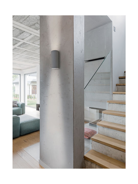Viokef Nest Φωτιστικό Τοίχου Γκρι 7x7x7εκ. Viokef Nest Φωτιστικό Τοίχου Γκρι 7x7x7εκ.