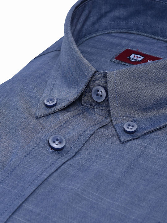 Denim shirt modern fit Winfield Blue