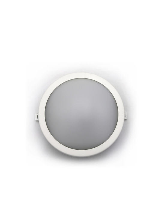 Adeleq Wall-Mounted Outdoor Turtle Light IP64 with Integrated LED White