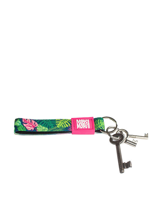 Max & Molly Keychain Tropical Tag Fabric