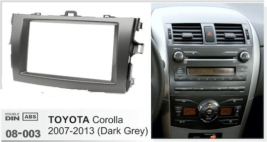 DIN Fascia Panels 2 Din for Toyota Corolla 2007-2013