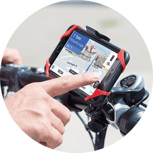 Rebeltec M40 Bicycle Mobile Phone Holder Red