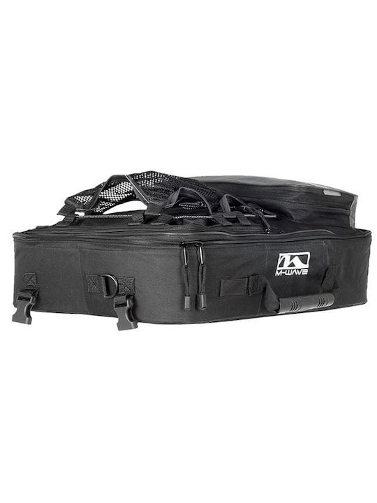 M-Wave Triple Bicycle Rack Bag 28L Black