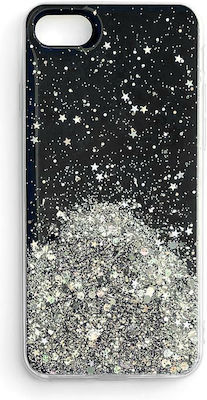 Wozinsky Star Glitter Coperta din spate Silicon Negru (Redmi Note 9T)