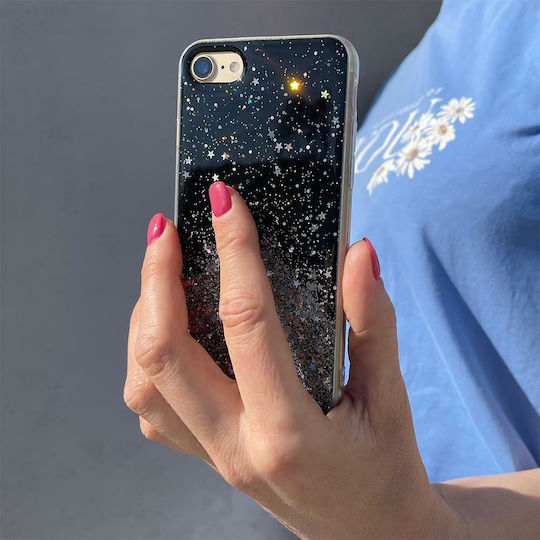 Wozinsky Star Glitter Shining Back Cover Silicone Transparent (Poco F3 / Mi 11i)